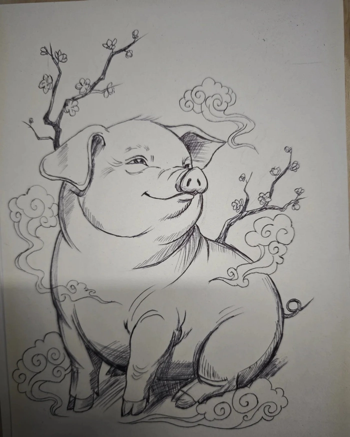 Cách vẽ 12 con giáp lớp 7 dễ