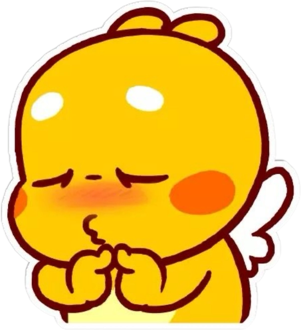 Đồ họa sticker tông vàng