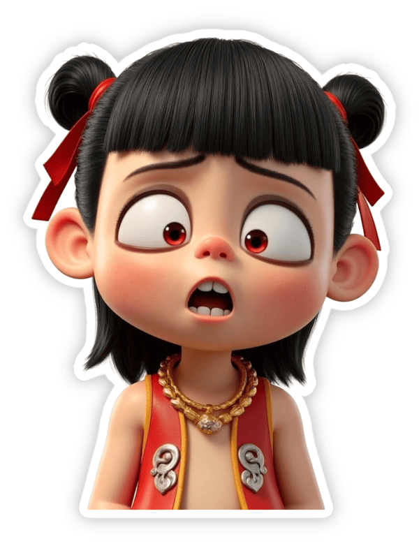 Hình Na Tra làm sticker