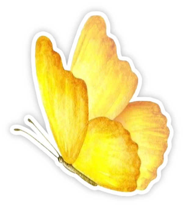 Hình sticker tông vàng