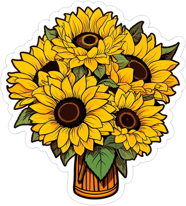 Hình sticker vàng dễ thương cute