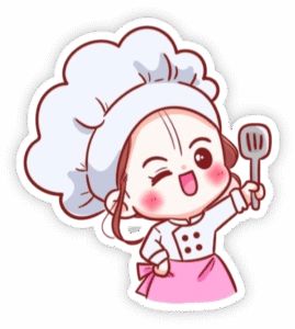 Hình vẽ sticker đầu bếp