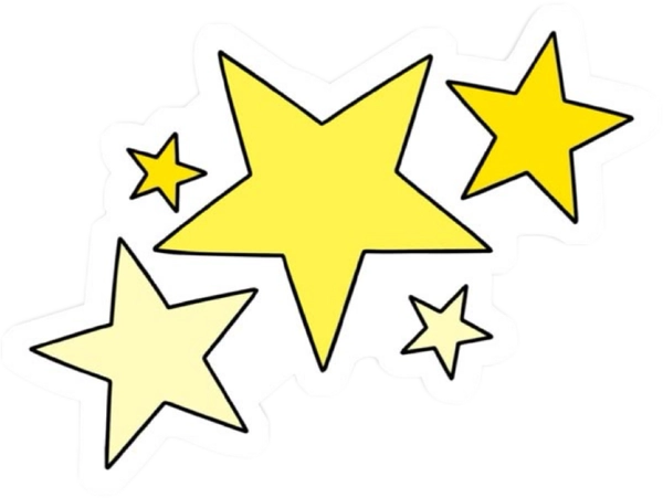 Icon sticker màu vàng