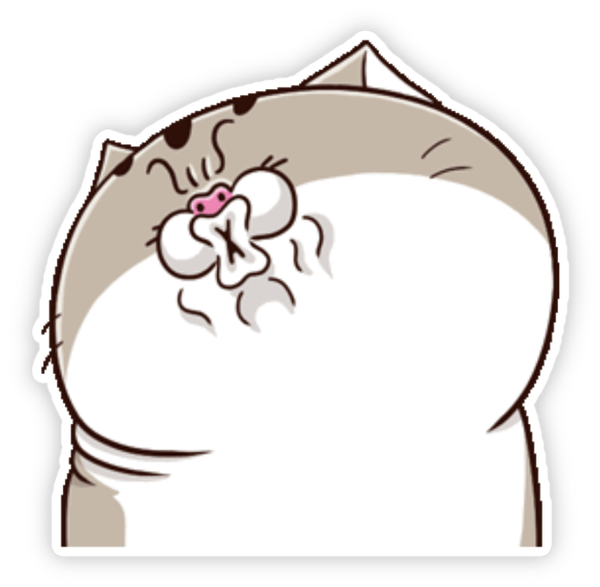 sticker mèo ami dễ thương cho zalo 