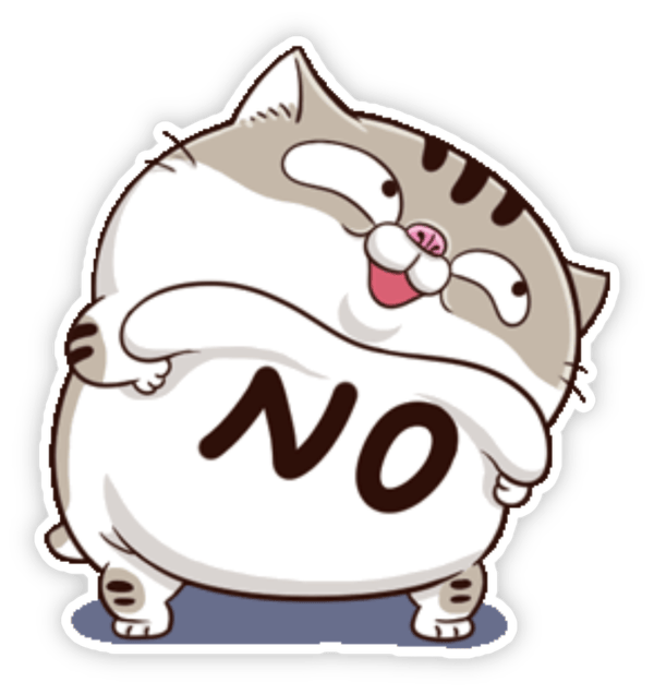sticker mèo ami cho tình huống vui nhộn 