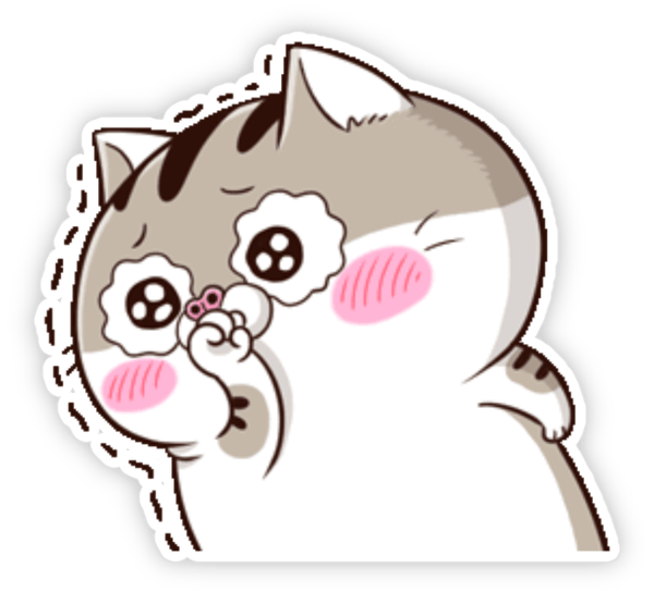 tải miễn phí sticker mèo ami béo 