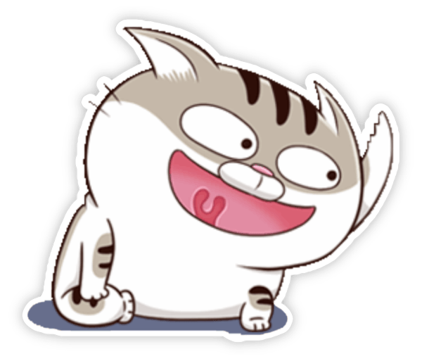 sticker mèo ami đáng yêu cho zalo 