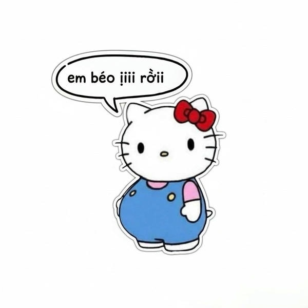 Sticker Hello Kitty messenger chủ đề Hello Kitty