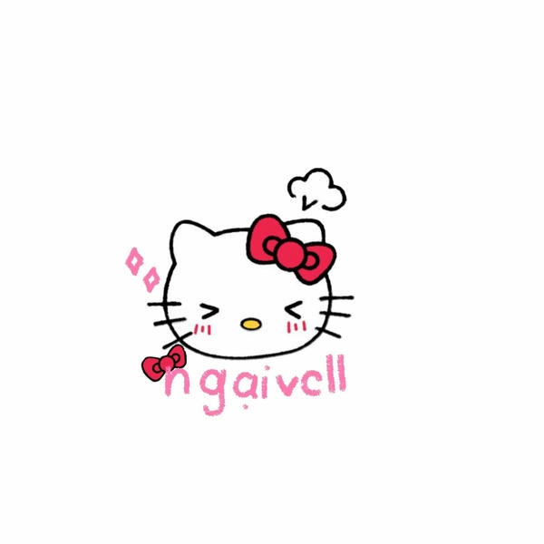 Sticker Hello Kitty messenger phiên bản mới