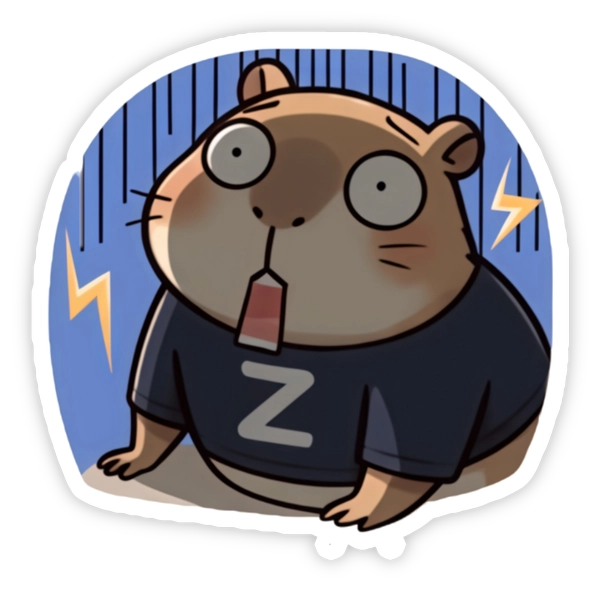 Sticker Zapy công sở hài
