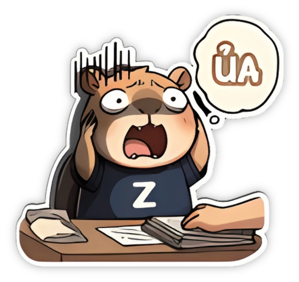 Sticker Zapy công sở ủa