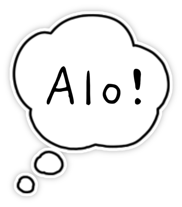 hình ảnh sticker alo meme 