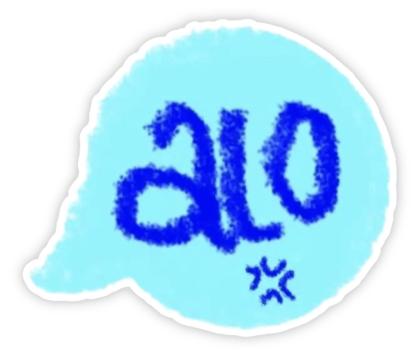hình dán sticker alo cực chất 