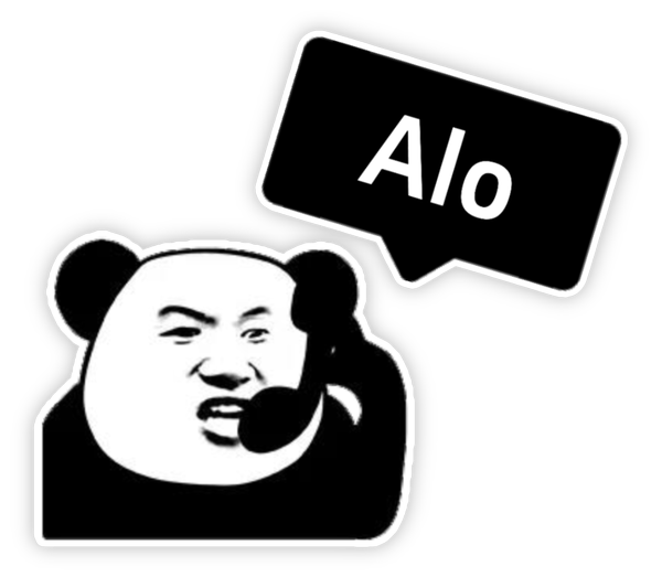 sticker alo hài hước 