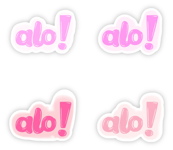 sticker alo chất lượng cao 