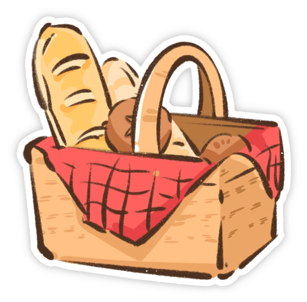 Sticker bánh mì 2