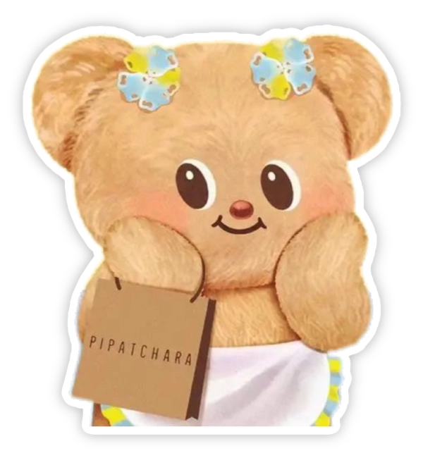 hình sticker Butterbear hài hước