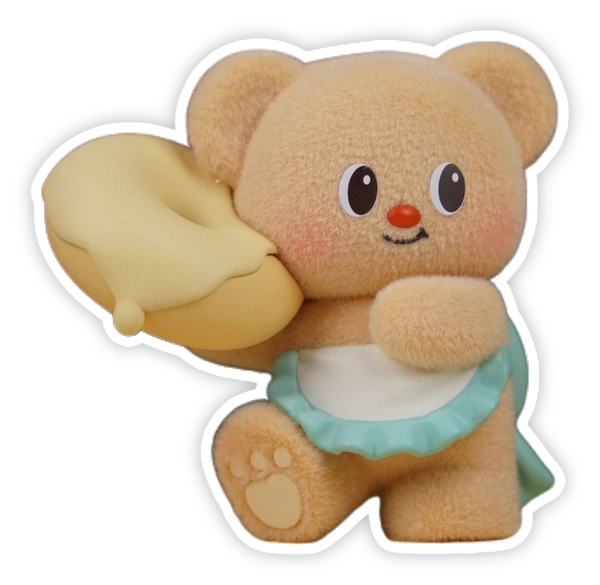 sticker Butterbear dễ thương