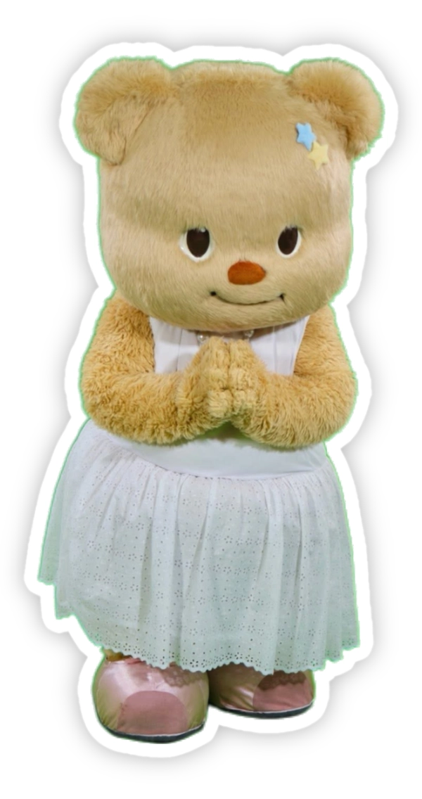 hình sticker Butterbear meme