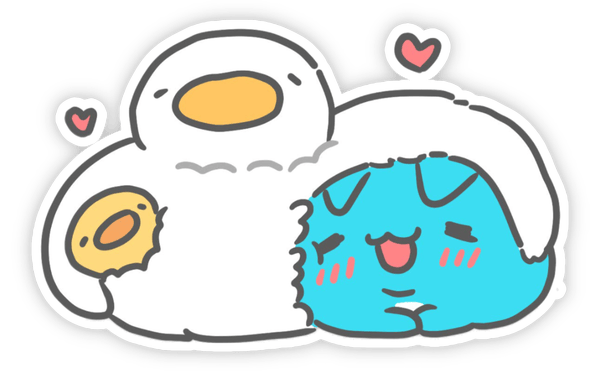 sticker capoo cho ứng dụng messenger 