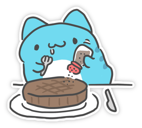 bộ sticker capoo mèo xanh bá đạo 