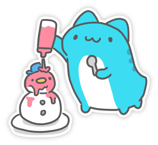 hình dán capoo hoạt hình messenger 