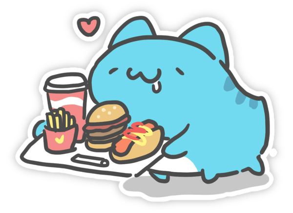 sticker mèo capoo icon cảm xúc 