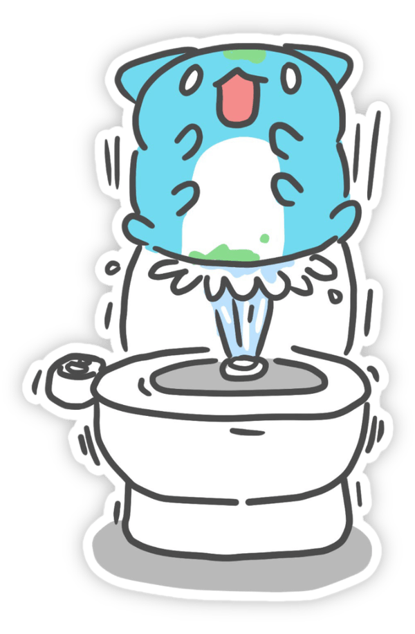 capoo mèo xanh sticker đáng yêu 