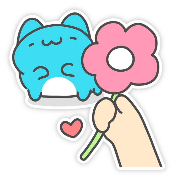 ảnh sticker mèo capoo đáng yêu 