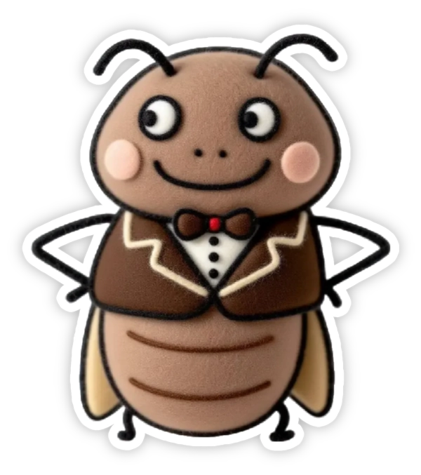 Sticker con gián meme