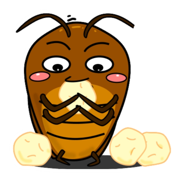 Sticker con gián 17