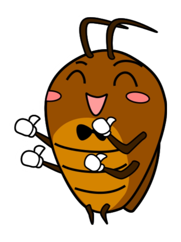 Sticker con gián 18