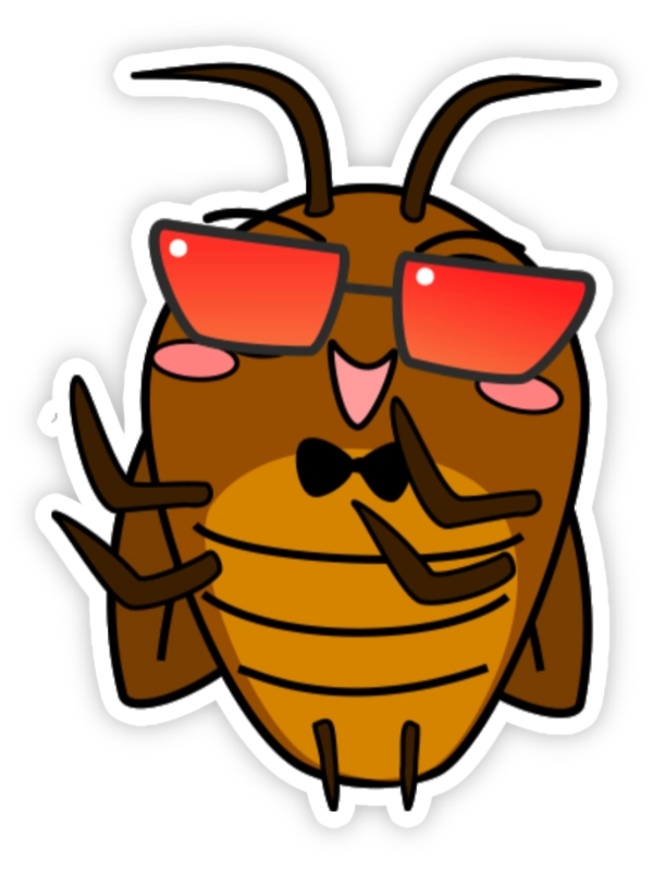 Sticker con gián 23