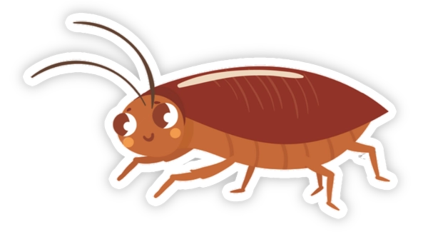 Sticker con gián 3