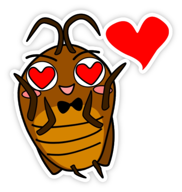 Sticker con gián 9