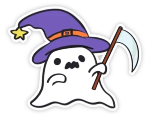 Sticker con ma phù thuỷ