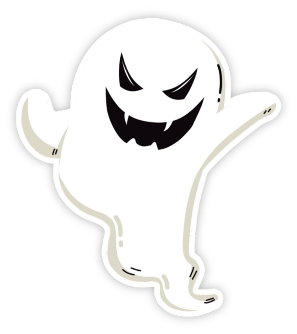 Sticker con ma đáng sợ