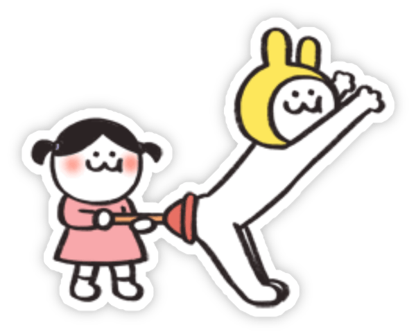 ảnh sticker hoạt hình đánh mông 