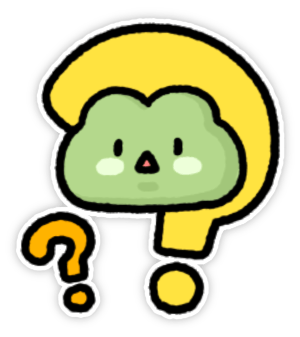 sticker ếch cute meme