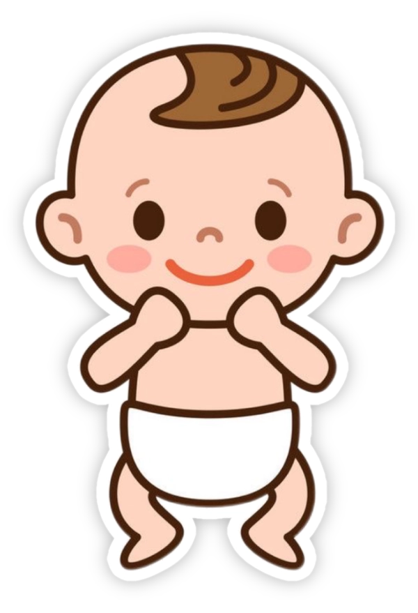 sticker trẻ em đáng yêu