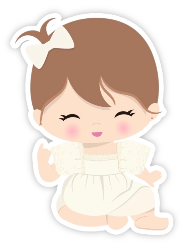 sticker trẻ em dễ thương