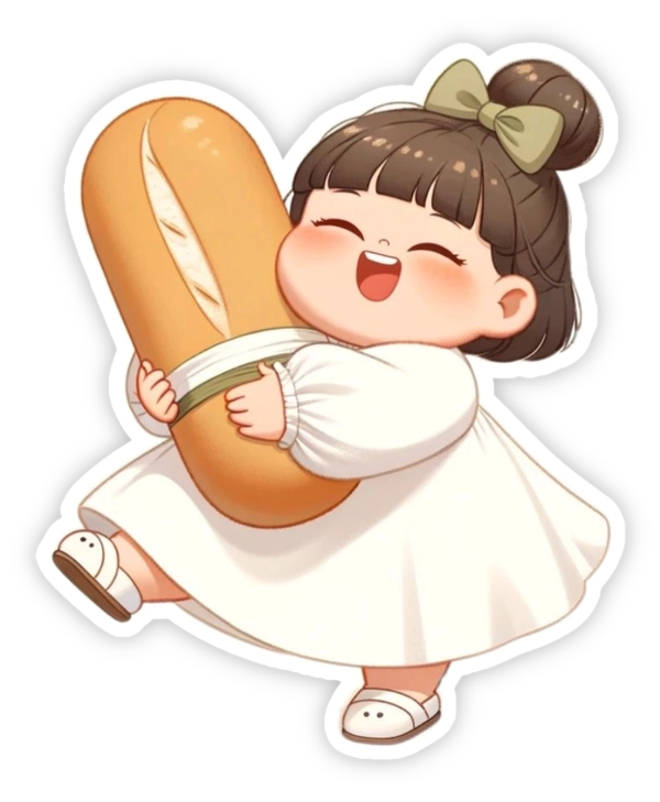 sticker em bé hoạt hình