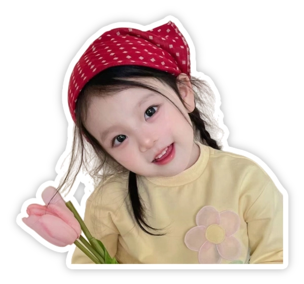 sticker telegram em bé
