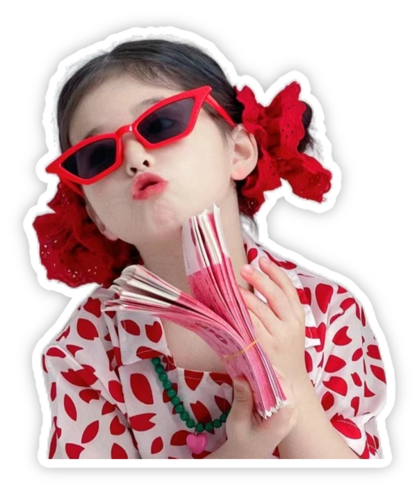 sticker em bé ngộ nghĩnh
