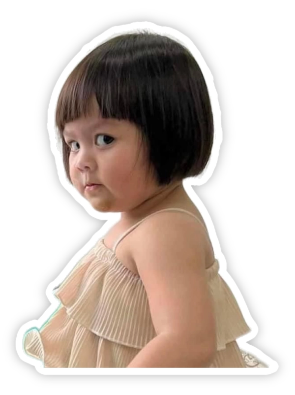 sticker telegram em bé cute