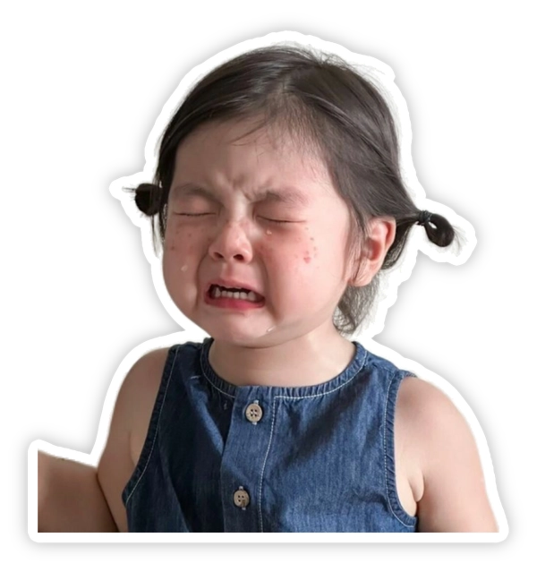 sticker telegram em bé cute