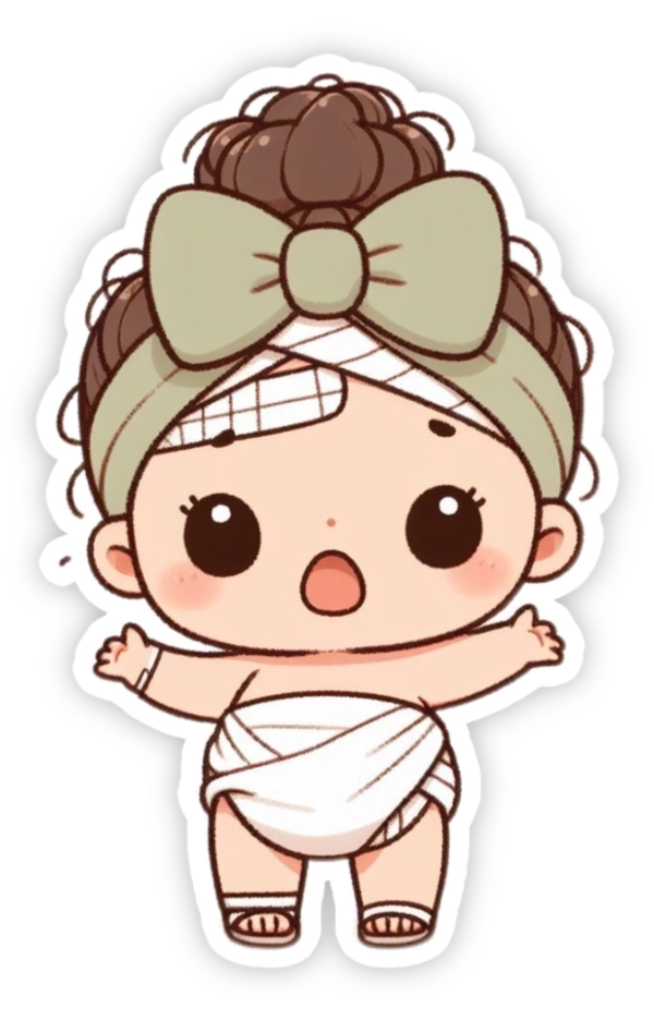Sticker em bé sơ sinh