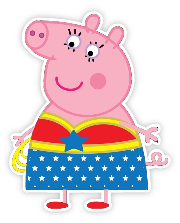 Sticker heo peppa hài hước