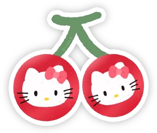 Sticker màu đỏ trong suốt