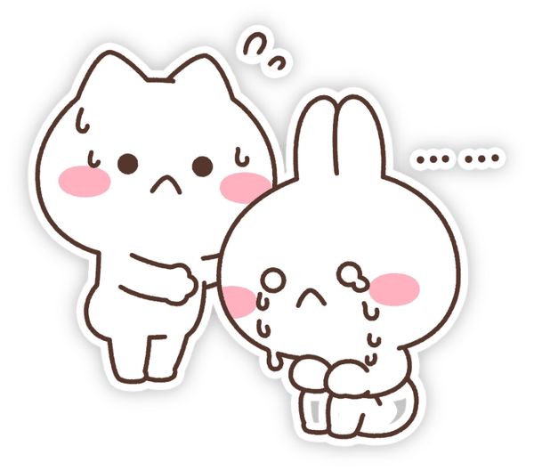 sticker mimi neko phong cách kawaii 